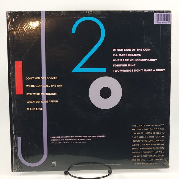 Jeffrey Osborne Stay With Me Tonight Vinyl LP AandM 1983 Soul RnB Album EX - Picture 3 of 16